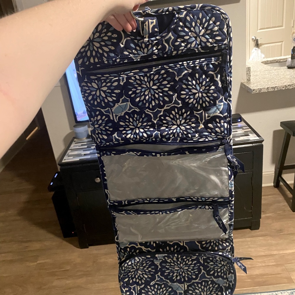 Vera Bradley Cosmetic Roll Up Bag in Petal Splash